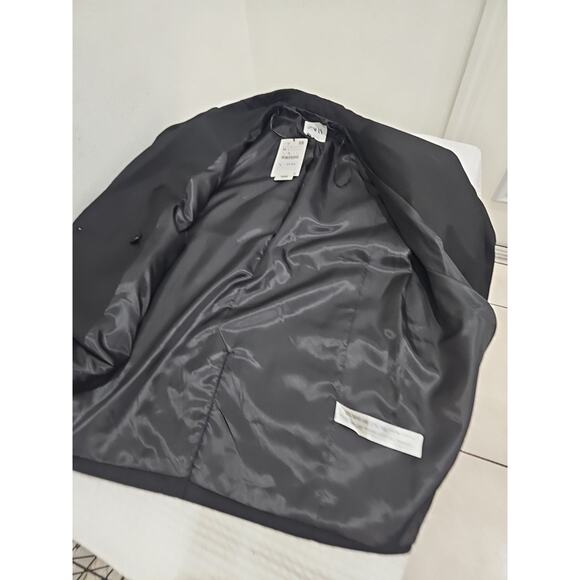 Zara Double Breasted Black Blazer Golden Buttons Size M NWT - Picture 16 of 16